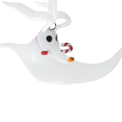 Disney Tim Burton's The Nightmare Before Christmas Zero With Candy Cane Hallmark Ornament