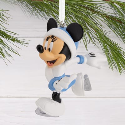 Disney Minnie Mouse Ice Skating Hallmark Ornament