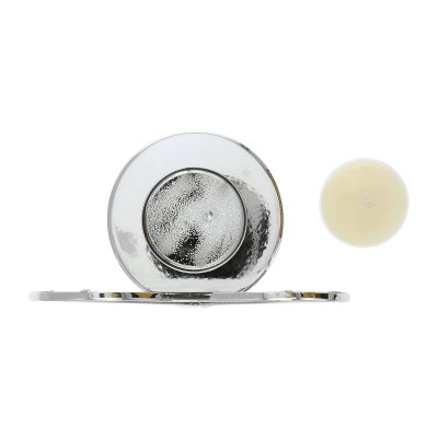 Cardinal 'Friends, Family You Choose' Glass Heart Tea Light Holder