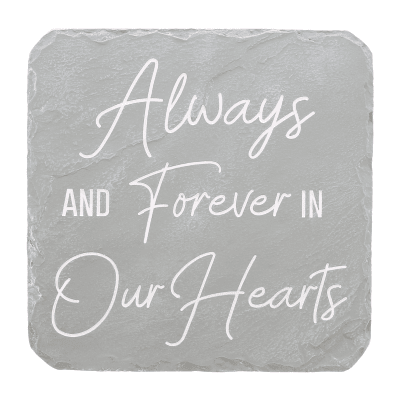 Always & Forever Square Garden Stone