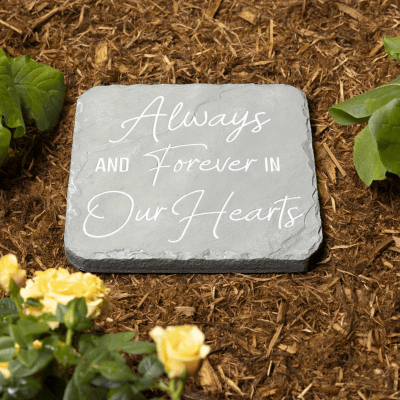Always & Forever Square Garden Stone