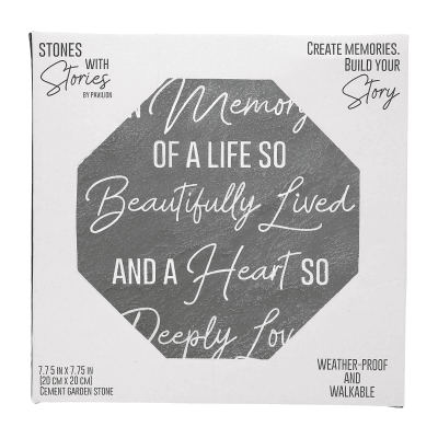 In Memory Square Garden Stone