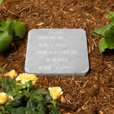Heaven in Our Home Square Garden Stone