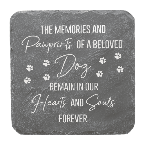 Dog Memorial Square Garden Stone