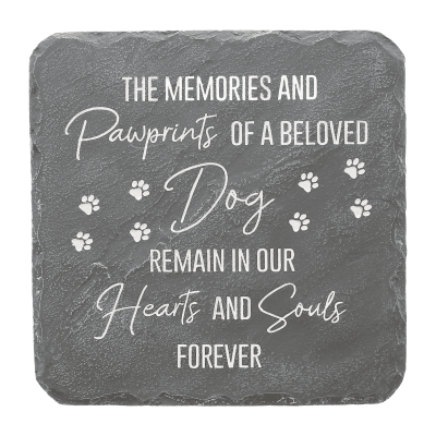 Dog Memorial Square Garden Stone