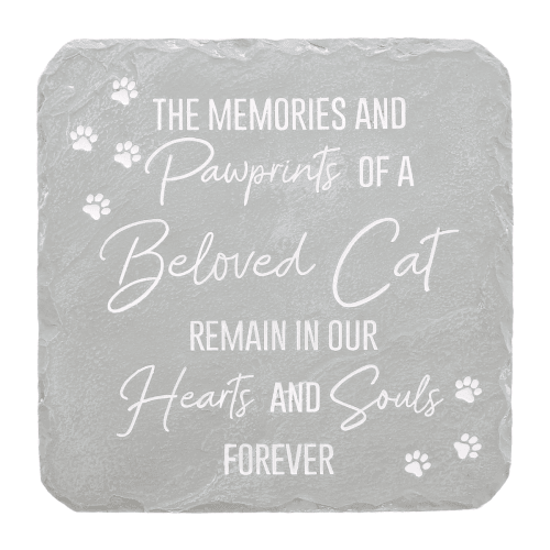 Cat Memorial Square Garden Stone