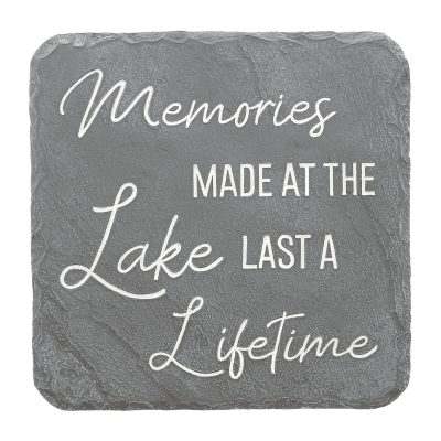 Lake Memories Lifetime Square Garden Stone