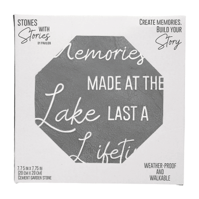 Lake Memories Lifetime Square Garden Stone