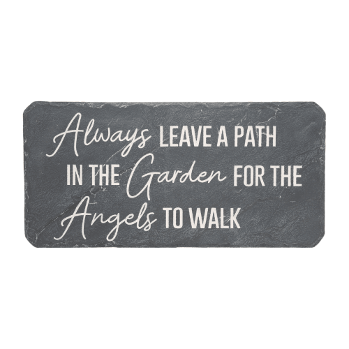 Garden Path Angels Rectangular Garden Stone