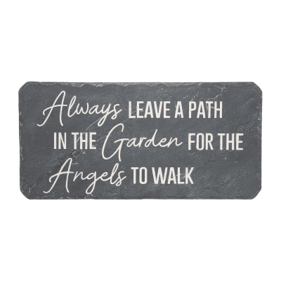 Garden Path Angels Rectangular Garden Stone
