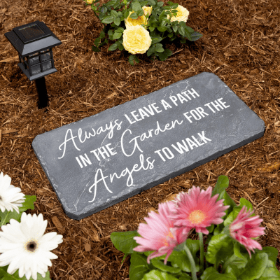 Garden Path Angels Rectangular Garden Stone