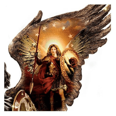 Archangel Michael: Triumphant Warrior Cold-Cast Bronze Figurine