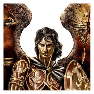 Archangel Michael: Triumphant Warrior Cold-Cast Bronze Figurine