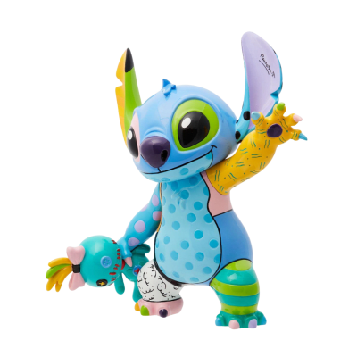 Romero Britto | Disney Lilo & Stitch 'Stitch & Scrump' Figurine