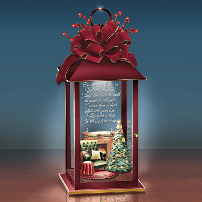 Christmas in Heaven Bereavement Illuminated Lantern Figurine