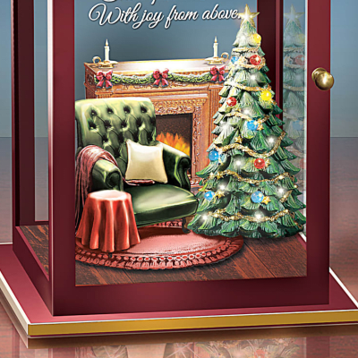 Christmas in Heaven Bereavement Illuminated Lantern Figurine