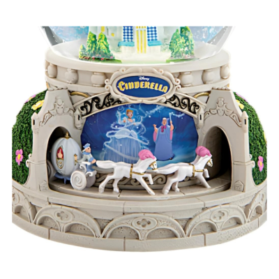 Disney Cinderella Illuminated Musical Rotating Glitter Globe
