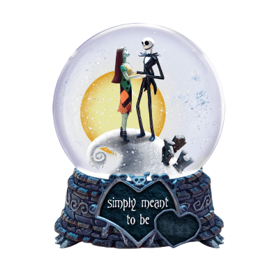 Disney Tim Burton's The Nightmare Before Christmas 'Simply Meant To Be' Snow Globe