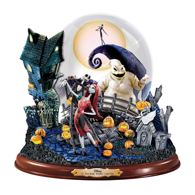 Disney Tim Burton's The Nightmare Before Christmas Illuminated Musical Snow Globe