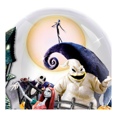 Disney Tim Burton's The Nightmare Before Christmas Illuminated Musical Snow Globe