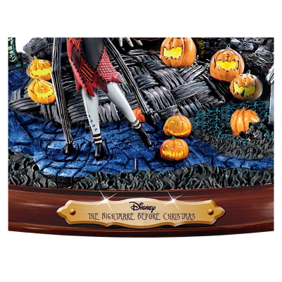 Disney Tim Burton's The Nightmare Before Christmas Illuminated Musical Snow Globe