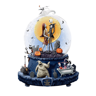 Disney Tim Burton's The Nightmare Before Christmas Musical Glitter Globe