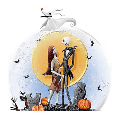 Disney Tim Burton's The Nightmare Before Christmas Musical Glitter Globe