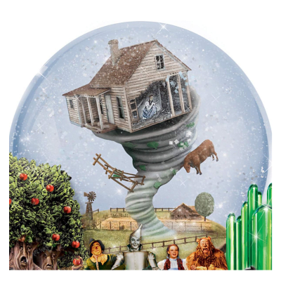 The Wizard of Oz™ LAND OF OZ™ Musical Rotating Glitter Globe