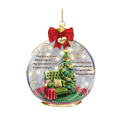 There in Spirit Illuminated Remembrance Ornament