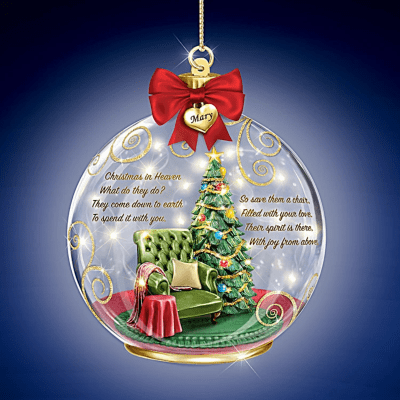 There in Spirit Illuminated Remembrance Ornament