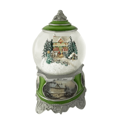 Thomas Kinkade 'The First Noel' Musical Illuminated Snow Globe
