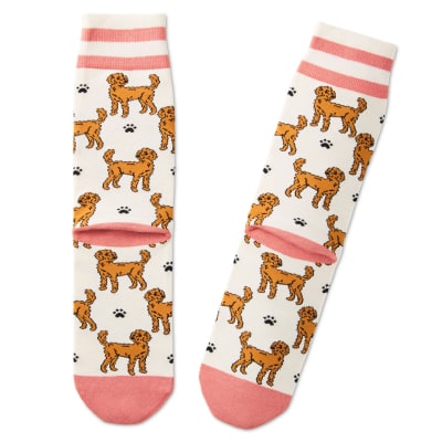 I Love My Goldendoodle Crew Socks