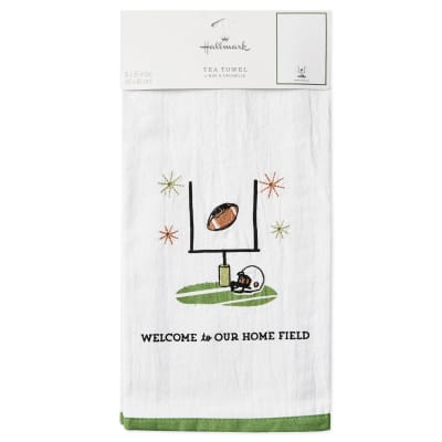Welcome to Our Home Field Tea Towel