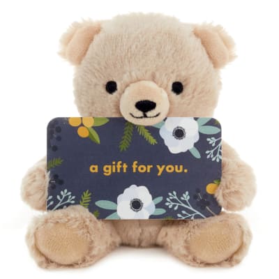 Bear Plush Gift Card Holder