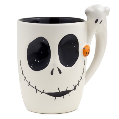 Disney Tim Burton's The Nightmare Before Christmas Jack and Sally Sculpted Mug