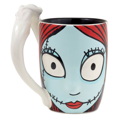 Disney Tim Burton's The Nightmare Before Christmas Jack and Sally Sculpted Mug