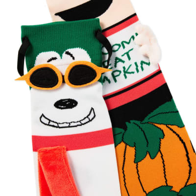 Peanuts® Great Pumpkin Linus and Flying Ace Novelty Socks