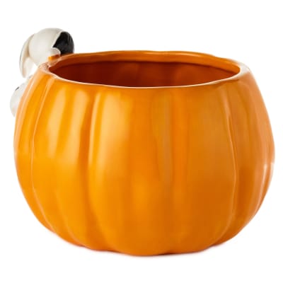 Peanuts® Pumpkin Candy Bowl With Snoopy