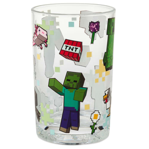 Minecraft Game Icons Collectible Drinking Glass