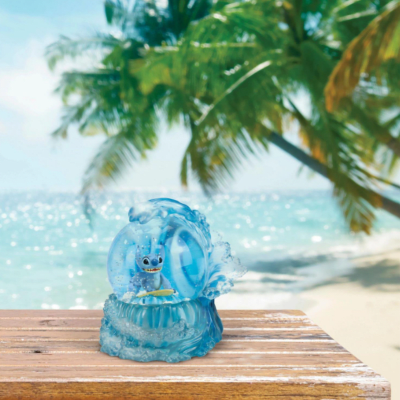 Disney Showcase Lilo and Stitch 'Surfing Stitch' Waterball Globe Figurine