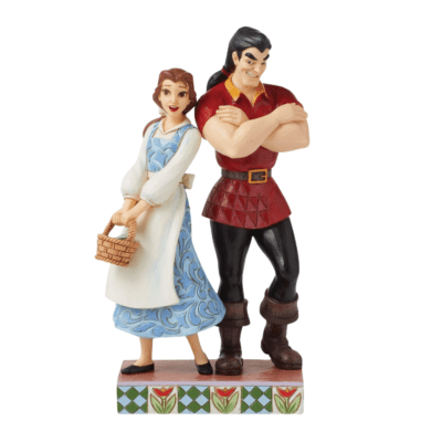 Jim Shore | Disney Beauty And The Beast 'Belle & Gaston' Good vs Evil Figurine