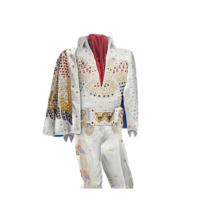 Elvis™ on Stage 'Aloha' Elvis Presley Jumpsuit Illuminated Sculpture Figurine
