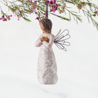 Willow Tree® | Remembrance Angel (darker skin) Ornament
