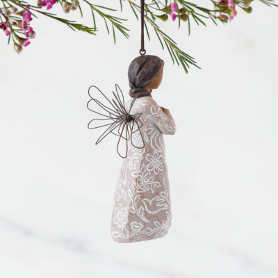 Willow Tree® | Remembrance Angel (darker skin) Ornament