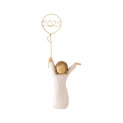 Willow Tree® | Here's to You 2025 Girl With Balloon Figurine