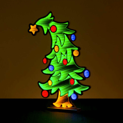 Infinity | Bent Christmas Tree Standing Light
