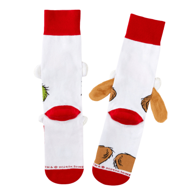 Dr. Seuss's How the Grinch Stole Christmas!™ Grinch and Max Novelty Socks