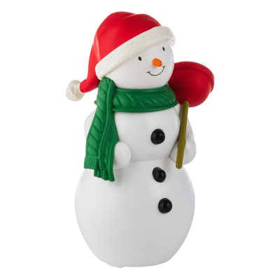 Jolly in the John Holiday Snowman Figurine With Sound
