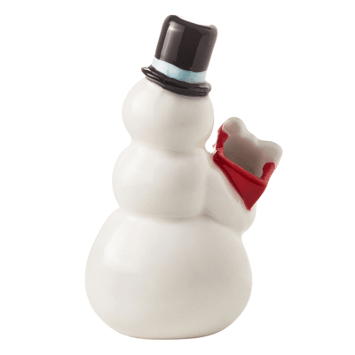 Smiling Snowman Toothpick Holder