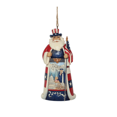 Jim Shore | American Santa Ornament